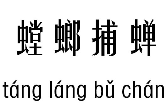 黄雀什么什么成语_螳螂捕蝉黄雀在后(3)